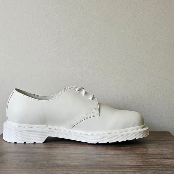 Dr Martens  Men's 1461 for Pride 3 Eye Shoes Size 11 White Smooth NWT - Picture 4 of 8
